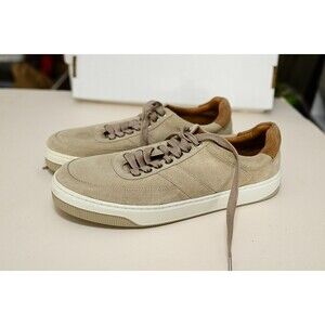 NEW Peter Millar Vantage Suede Sneakers Casual Shoes Beige US Size 9M